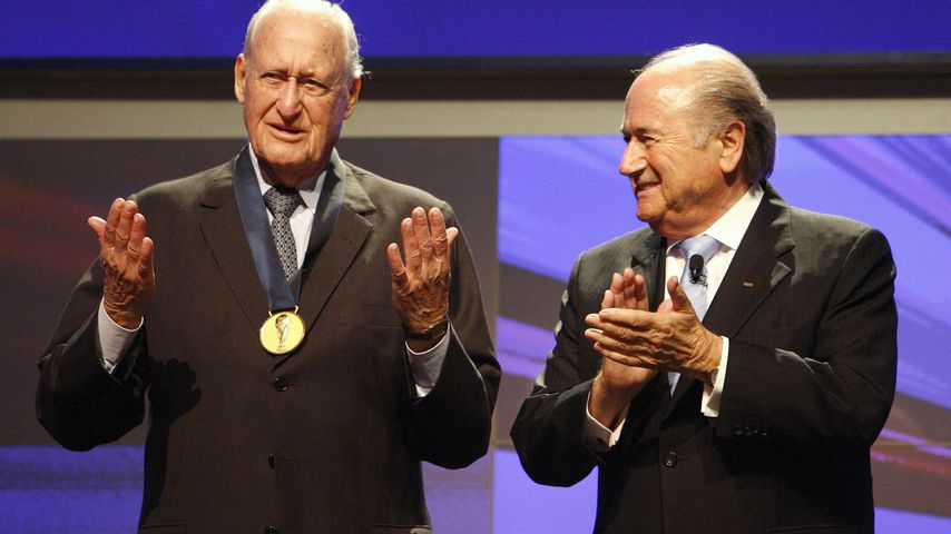 Joao Havelange (l.) und Joseph Blatter