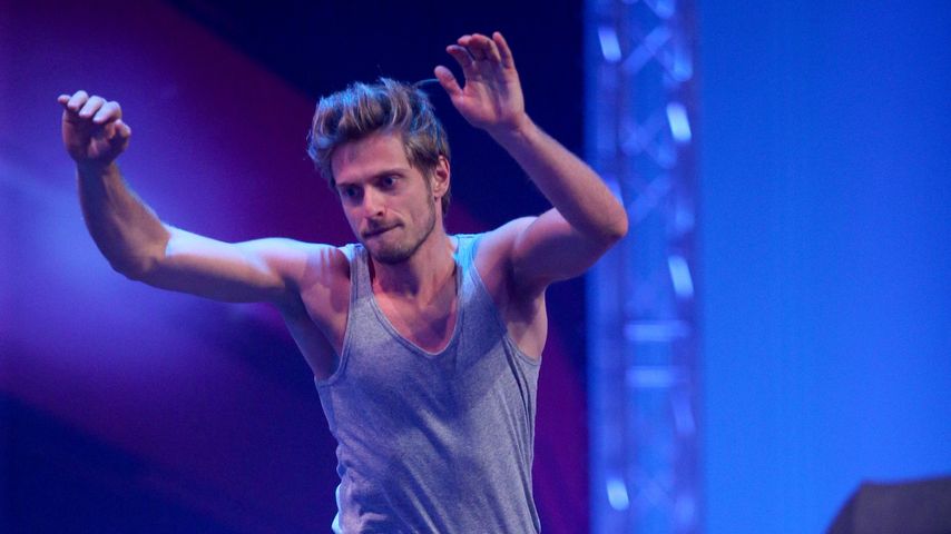 Jörn Schlönvoigt im Parcours von "Ninja Warrior Germany"