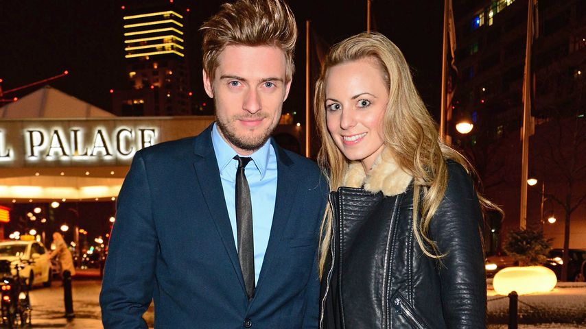 Jörn Schlönvoigt und Syra Feiser nach Maren Gilzers Geburtstagsparty in Berlin