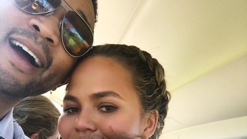 John Legend, Chrissy Teigen und Luna Simone