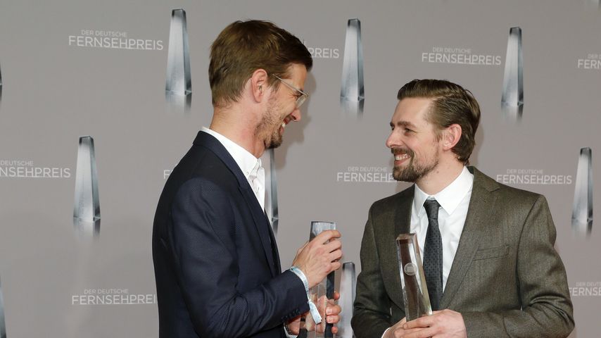 Joko Winterscheidt und Klaas Heufer-Umlauf beim Deutschen Fernsehpreis 2017 in Düsseldorf