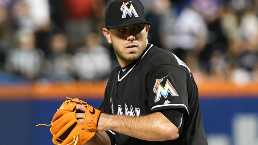 Jose Fernandez bei einem Baseball-Match