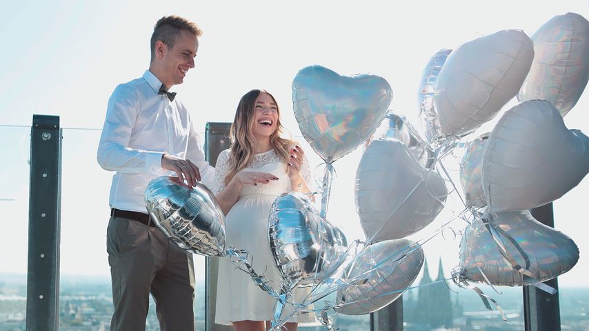 Hochschwangere Bibi Heinicke & ihr Julian haben geheiratet!