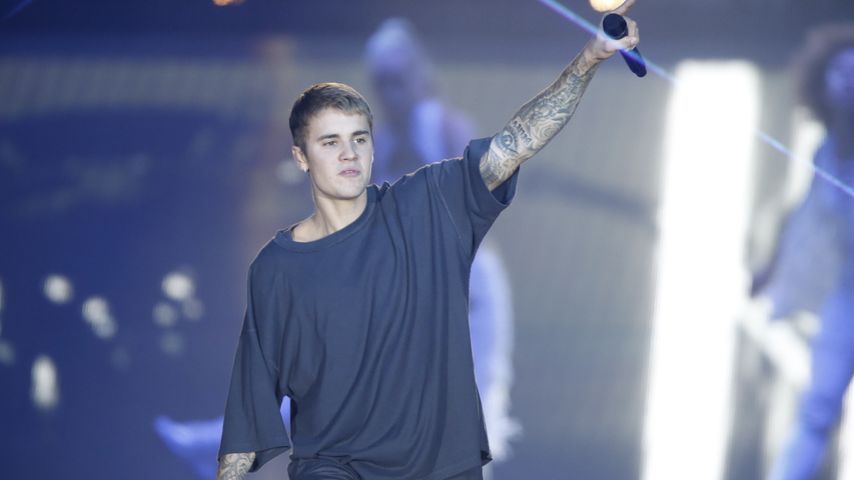 Justin Bieber bei einem Konzert