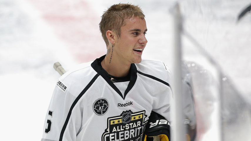 Justin Bieber beim NHL All-Star Celebrity Spiel in Los Angeles