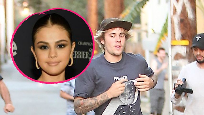 Wegen Sel? Justin Bieber sprintet den Paparazzi davon!