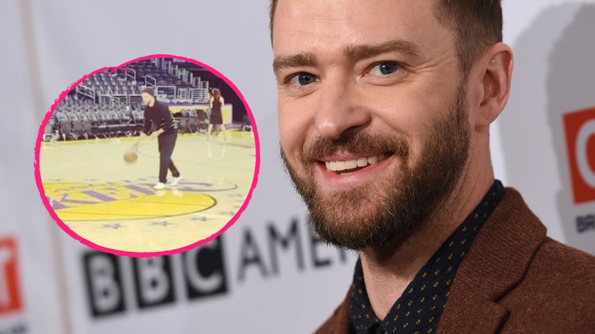 Aus 15 Metern! Justin Timberlake trifft echt jeden Korb