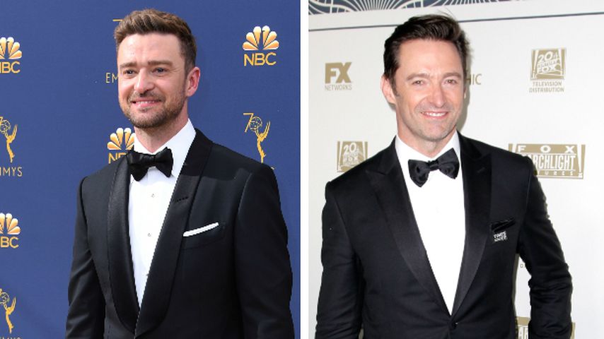 Justin Timberlake-Show: Hugh Jackman steht in erster Reihe