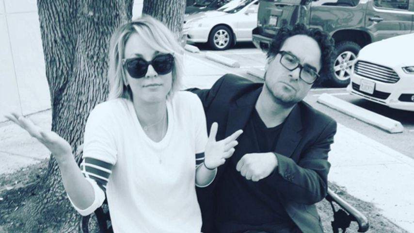 Kaley Cuoco und Johnny Galecki