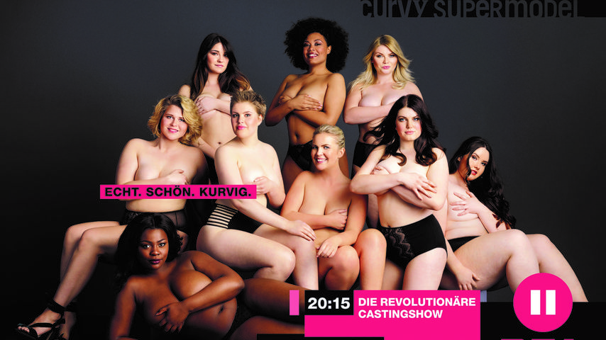 Kampagnenmotiv zu "Curvy Supermodel" 2017