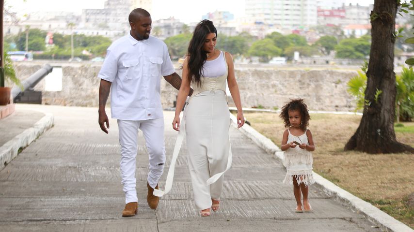 Kim Kardashian, Kanye West und North West in Kuba