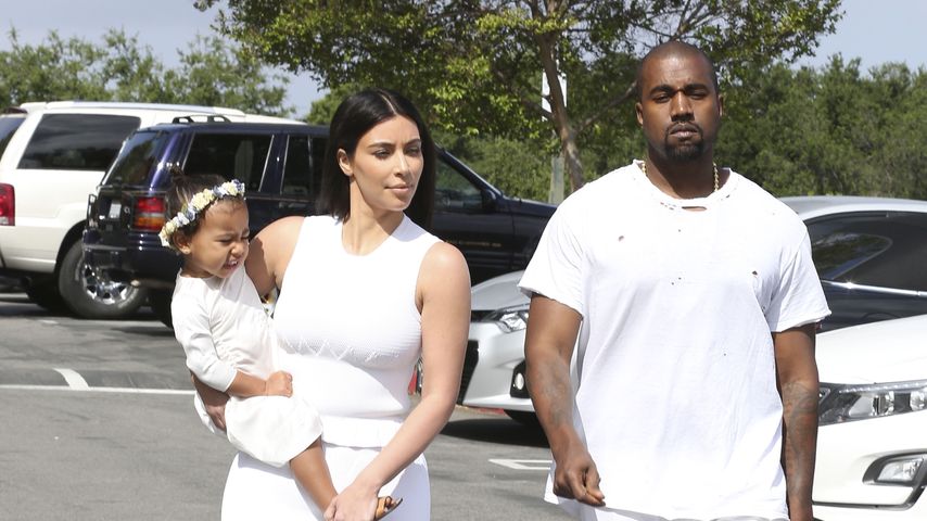 Kim Kardashian, Kanye West und North West