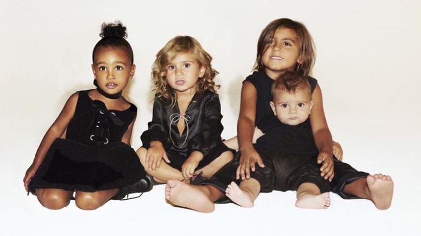 North West, Penelope Disick, Reign Disick und Mason Disick