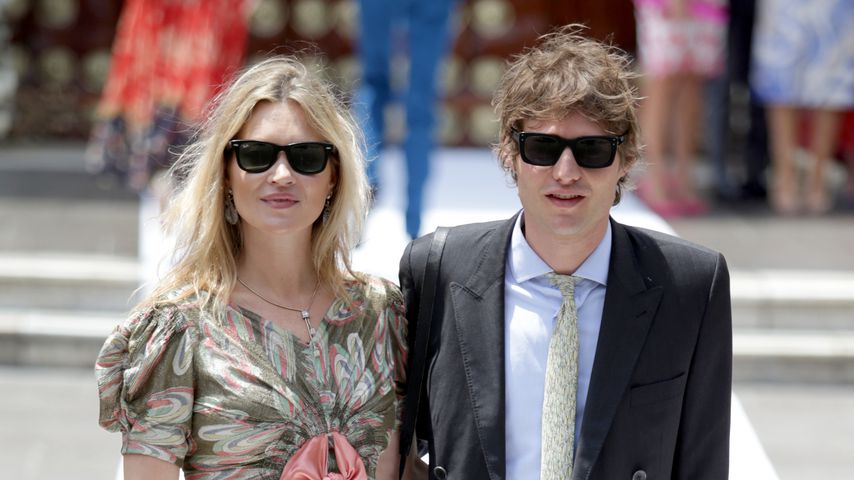 Kate Moss und Graf Nikolai von Bismarck im März 2018
