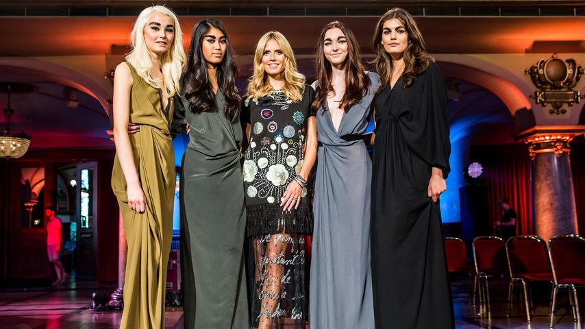 Katharina Wandrowsky, Anuthida Ploypetch, Heidi Klum, Ajsa Selimovic und Vanessa Fuchs