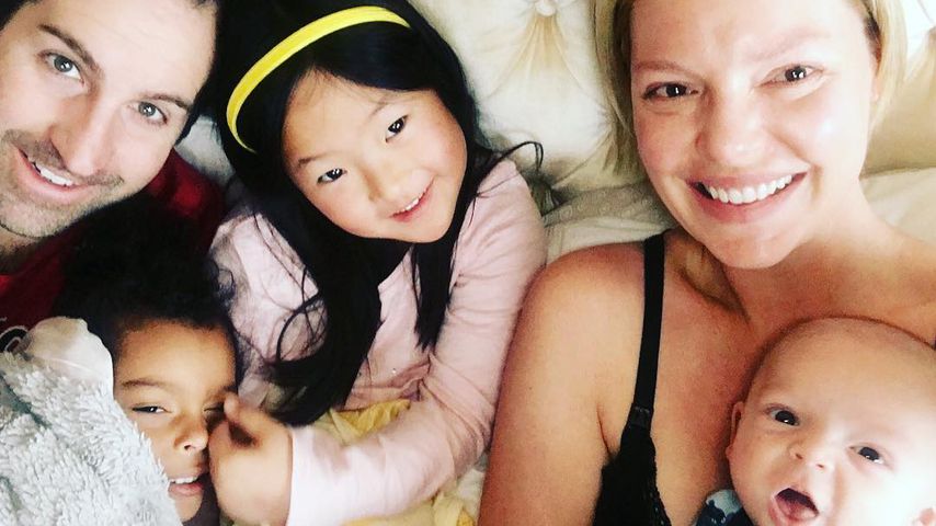 Katherine Heigl mit Ehemann Josh und ihren Kindern Naleigh, Adalaide und Joshua