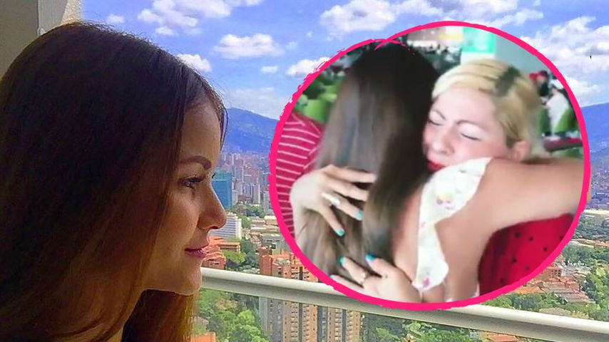 Zu Xmas: Kattia Vides überrascht ihre Familie in Kolumbien!