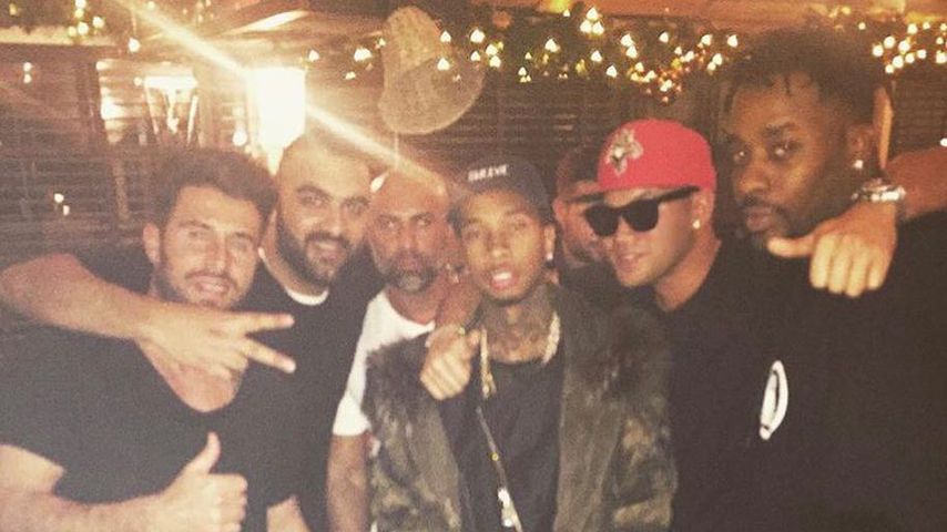Kay One mit US-Rapper Tyga und weiteren Bekannten