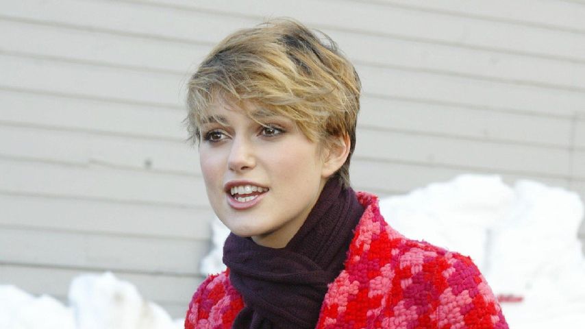 Keira Knightley mit kurzen Haaren im Jahr 2005