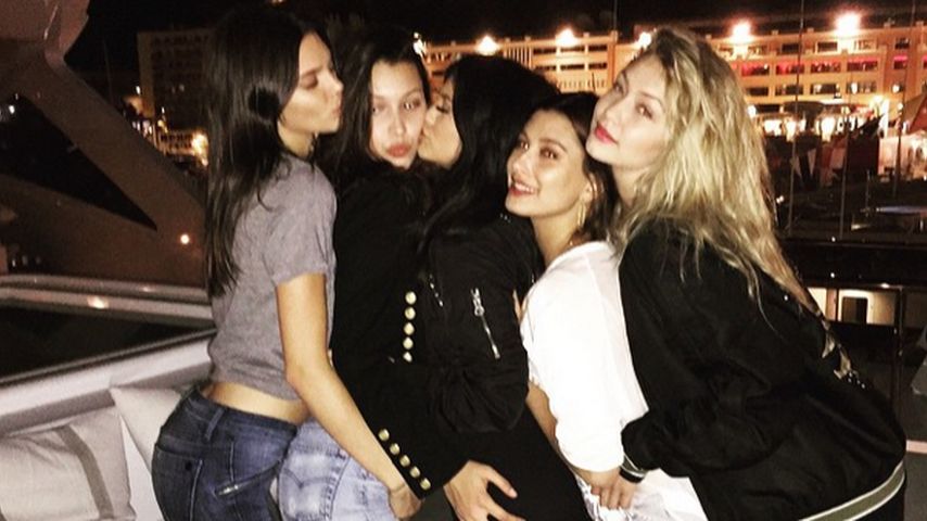 Gigi Hadid, Kylie Jenner, Kendall Jenner, Hailey Baldwin und Bella Hadid