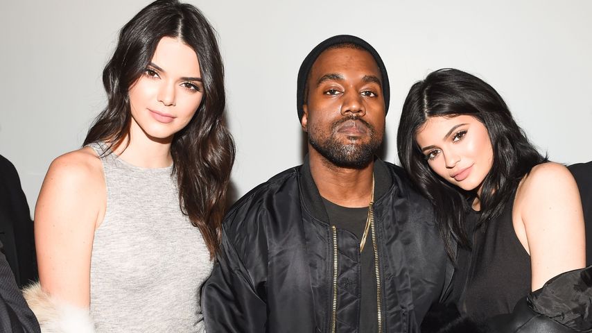 Kylie Jenner, Kanye West und Kendall Jenner