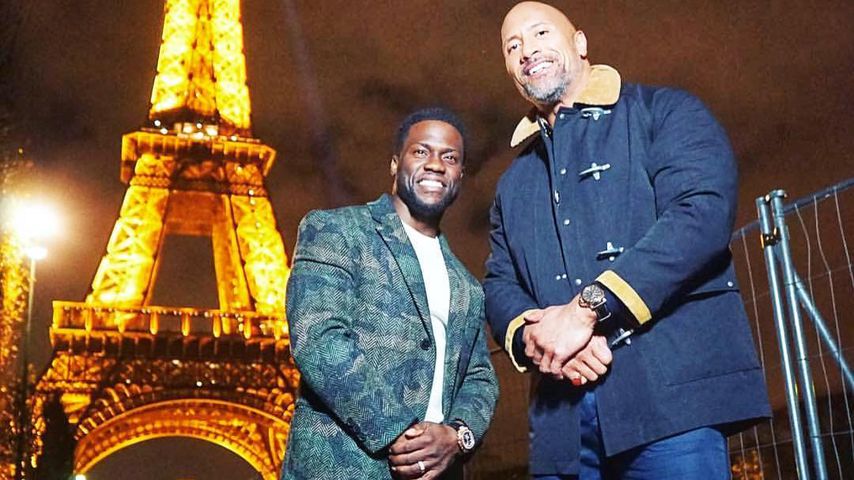 Kevin Hart und Dwayne "The Rock" Johnson