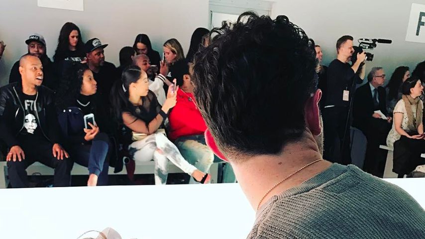 Kevin Jonas mit seiner Tochter Alena bei der New York Fashion Week 2017