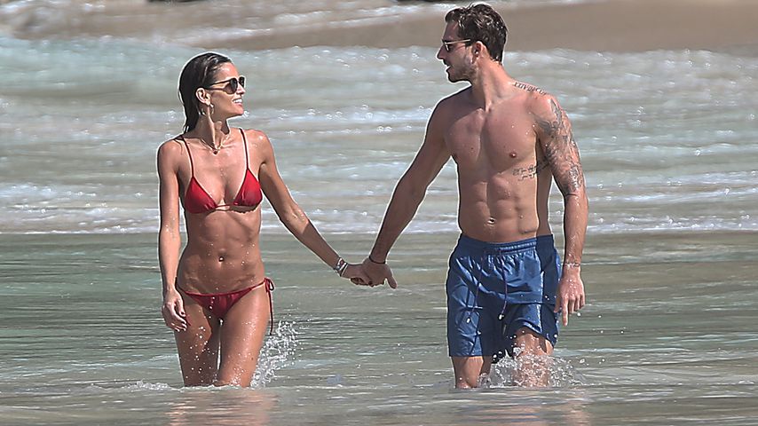 Kevin Trapp und Izabel Goulart in St. Bart