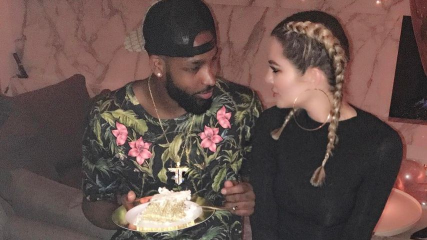 Tristan Thompson und Khloe Kardashian an seinem Geburtstag