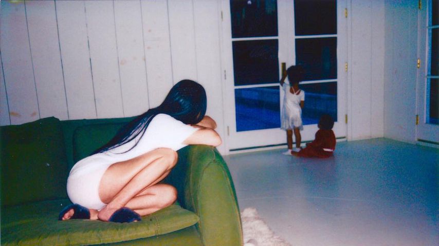 Kim K. mit ihren Kids North und Saint