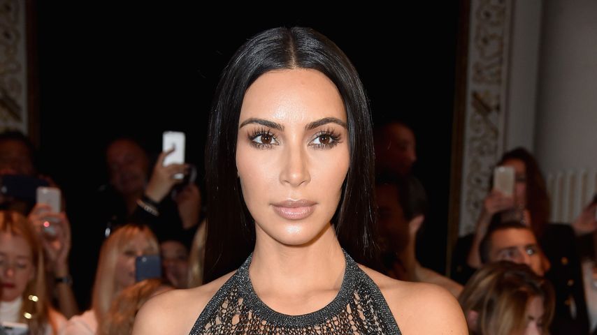 Kim Kardashian bei der Balmain-Show der Pariser-Fashion-Week 2016