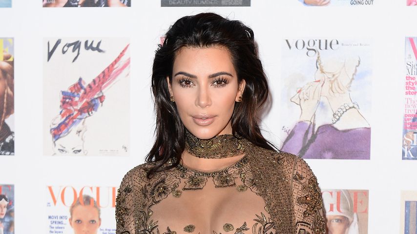 Kim Kardashian bei der Vogue-Gala in London