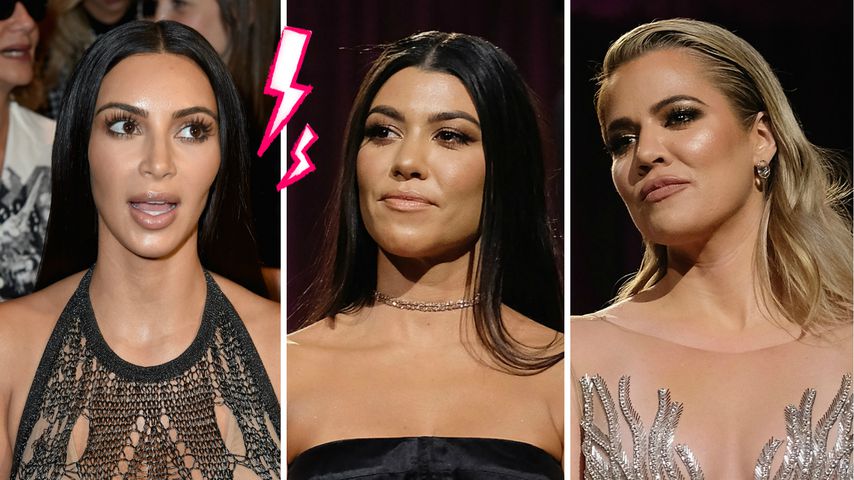 "F**k You": Kim Kardashians Mega-Beef mit Kourtney & Khloe