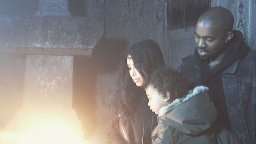 Kim Kardashian, Kanye West und North West