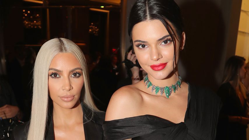 Kim Kardashian und Kendall Jenner in New York