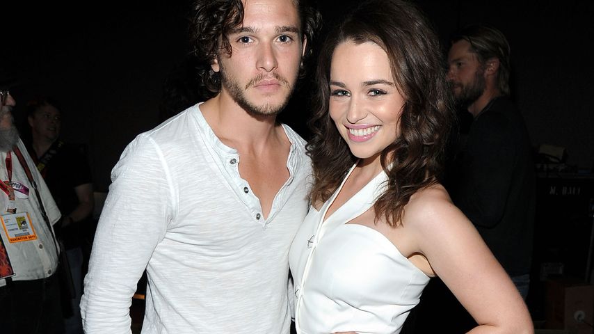 Kit Harington und Emilia Clarke 2011 in Kalifornien