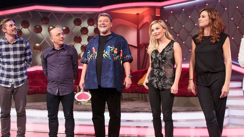 Klaas Heufer-Umlauf, Regina Halmich, Carolin Kebekus, Bernhard Hoëcker und Jürgen von der Lippe