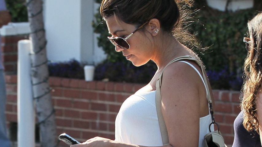 Kourtney Kardashian mit Babybauch 2012