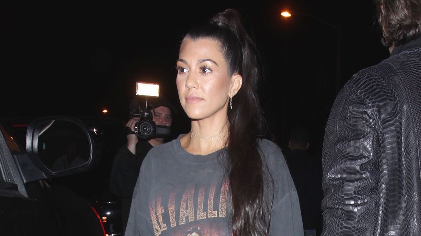 Kourtney Kardashian beim Verlassen des Restaurants "Catch" in L.A.