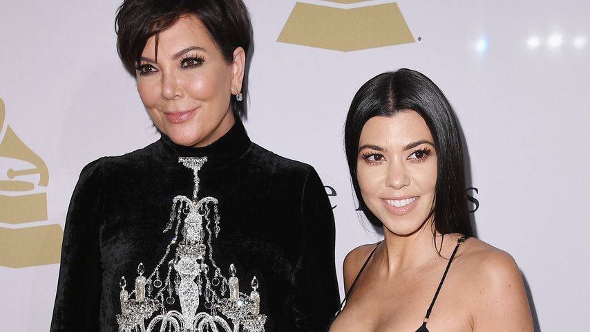 Kourtney Kardashian und Kris Jenner auf einem Grammy-Event