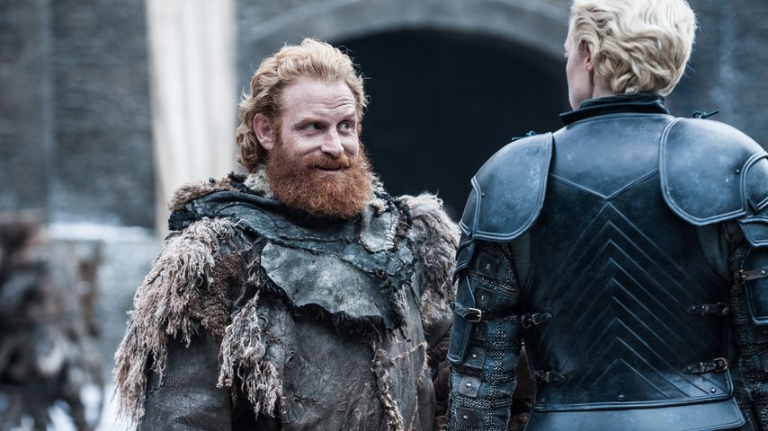 Kristofer Hivju als Tormund und Gwendoline Christie als Brienne