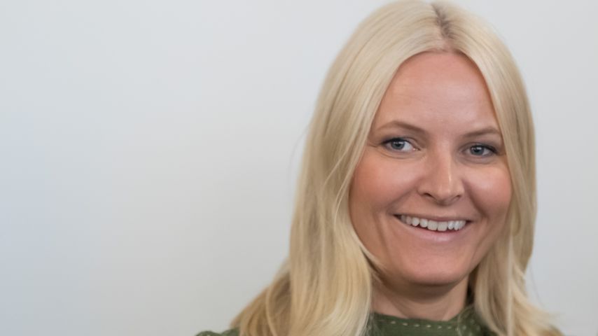 Kronprinzessin Mette-Marit bei der Eröffnung des "Gallery Normisjon Recycling Shop"