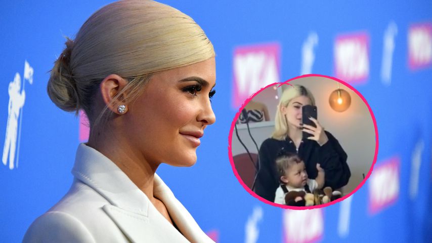 Mit süßem Rülpser: Baby Stormi crasht Kylie Jenners Video!