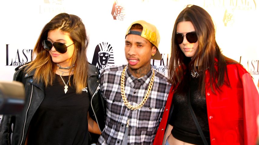 Tyga, Kylie Jenner und Kendall Jenner