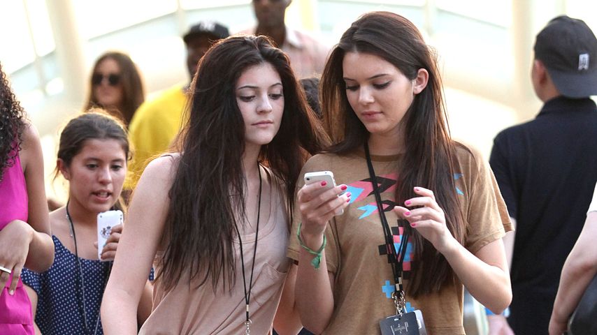 Kylie und Kendall Jenner in den Universal Studios Hollywood 2011