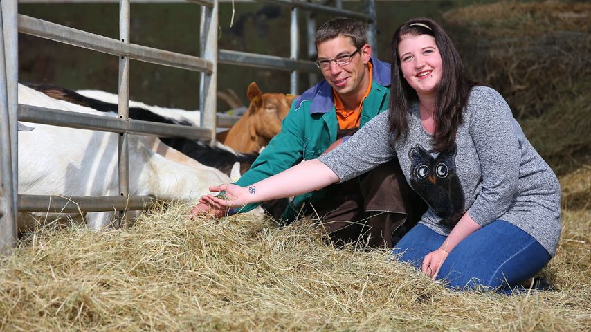 Landwirt Roland und seine Kandidatin Verena