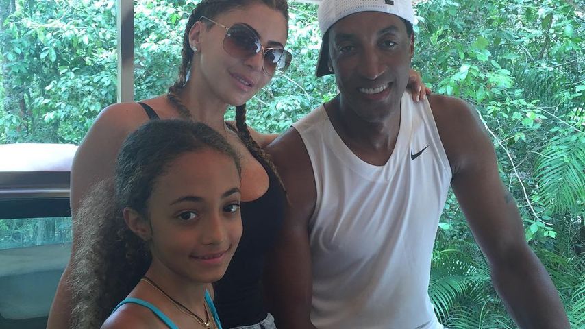 Larsa und Scottie Pippen mit ihrer Tochter Sophia