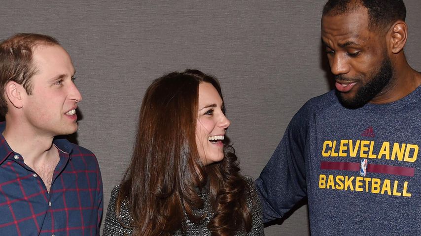 Herzogin Kate, Prinz William und LeBron James