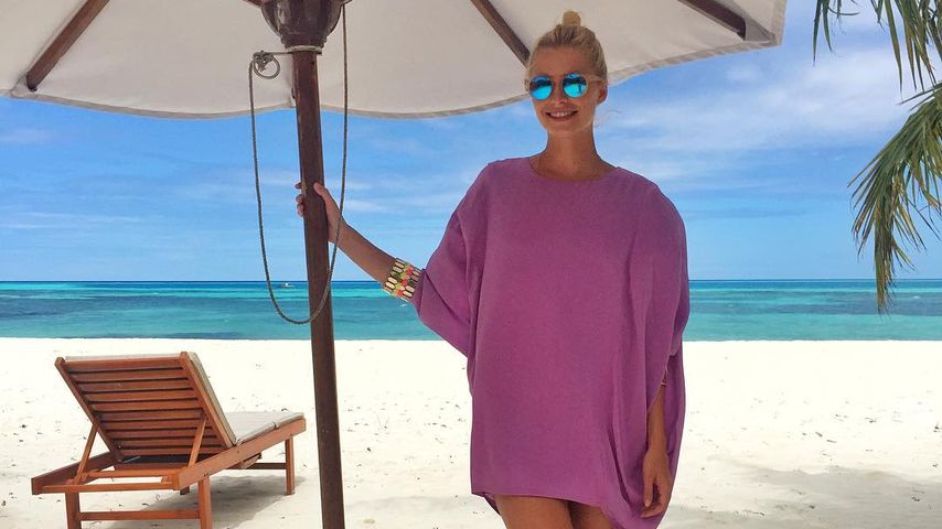 GNTM-Siegerin Lena Gercke am Strand