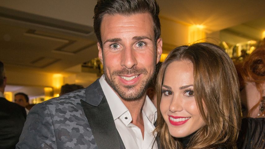 Leonard Freier und Angelina bei der "THE ONE"-Premiere in Berlin